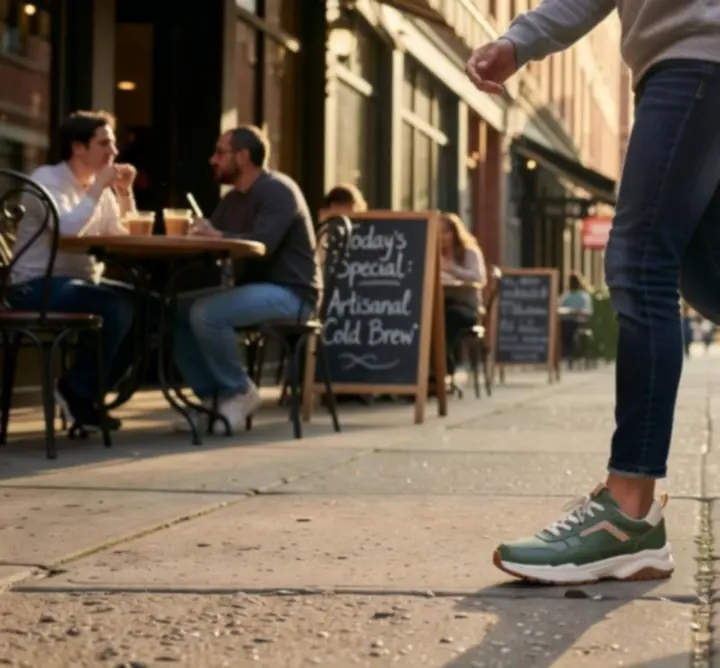 Casualowe buty w stylizacji lifestyle na co dzień