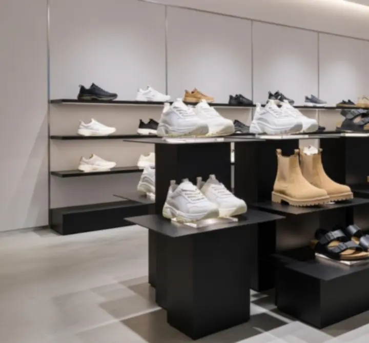 Nowoczesna ekspozycja popularnych modeli obuwia w TRYHARDGG SOLUTIONS LIMITED